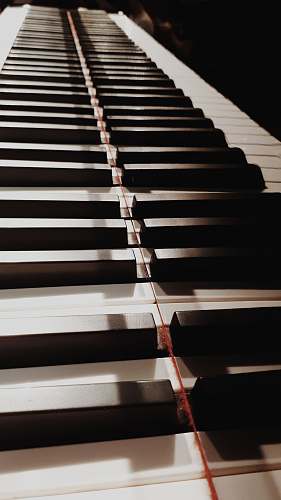 piano shallow focus photo of piano wood